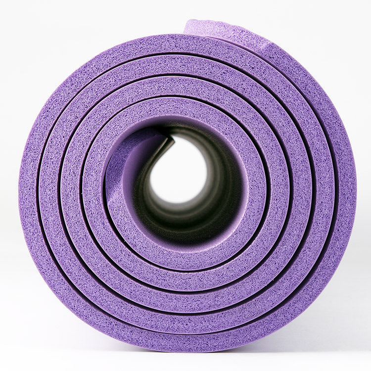 Yoga mat rolled