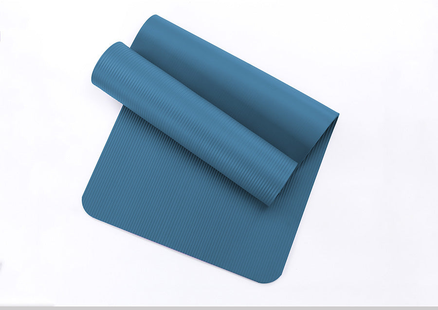 Yoga mat blue
