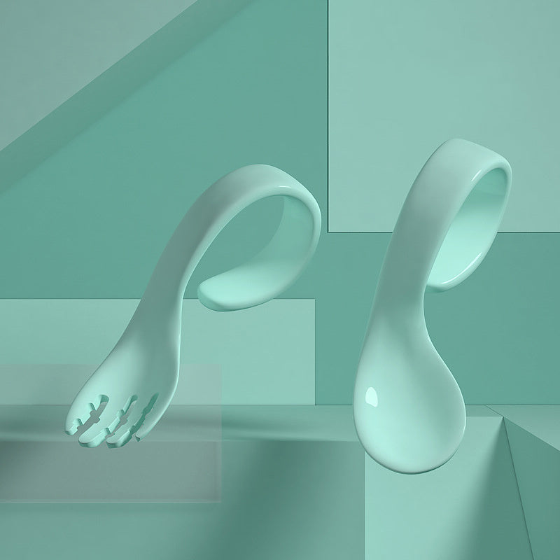 Toddler spoon and fork set - view 5