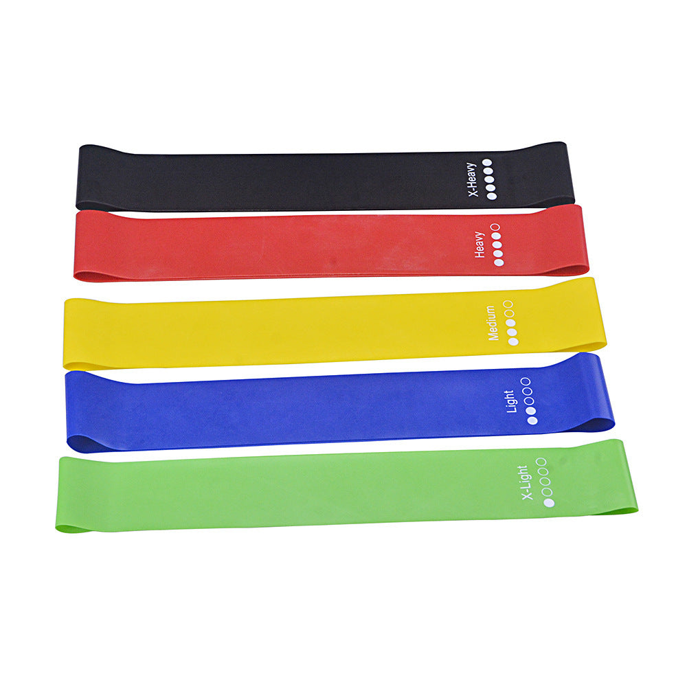 Resistance bands stacked
