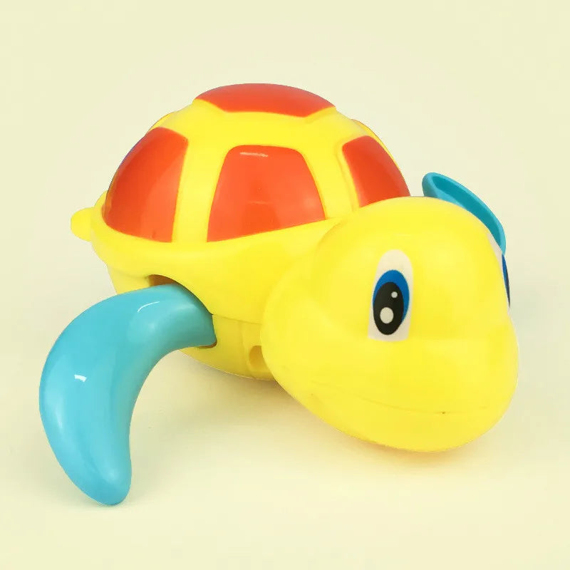 Wind-Up Swimming Turtle Bath Toy – Classic Clockwork Water Toy for Toddlers