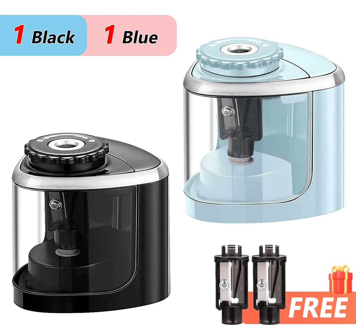 TENWIN Automatic Electric Pencil Sharpener – Fast & Safe for Home, School & Office
