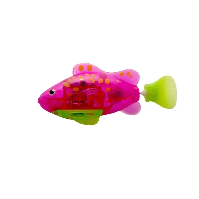 Interactive LED Swimming Fish Cat Toy – Motion-Activated Electric Fish