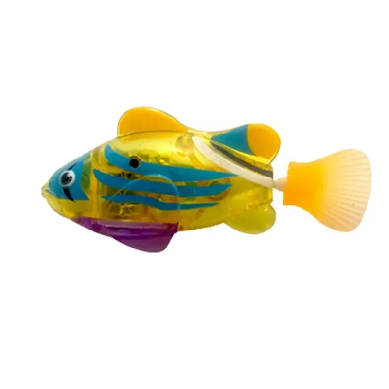 Interactive LED Swimming Fish Cat Toy – Motion-Activated Electric Fish