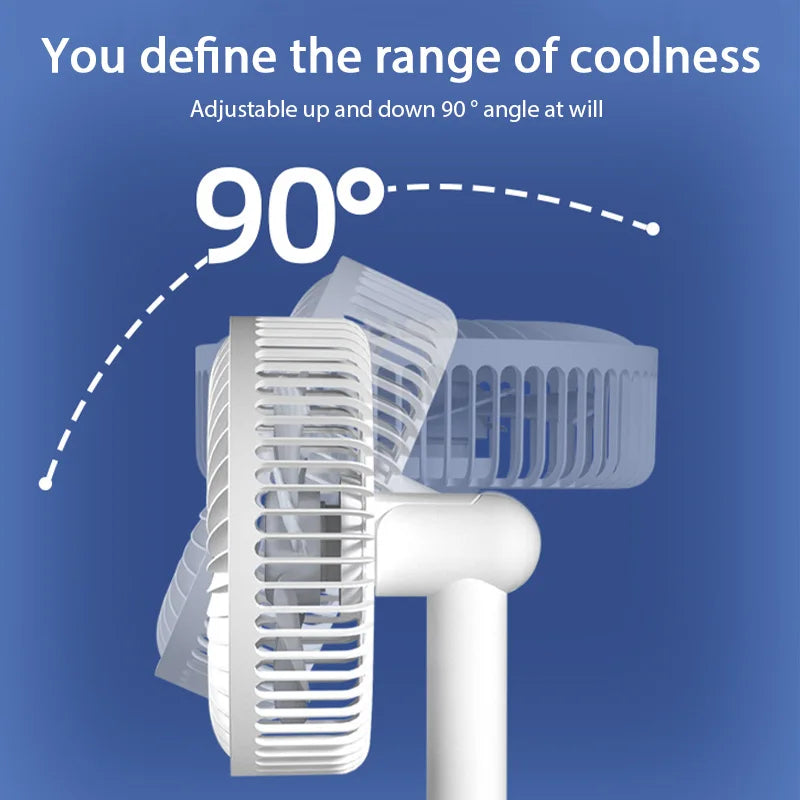USB Desktop Mini Fan — Quiet Cooling for Your Desk, Dorm &amp; Office