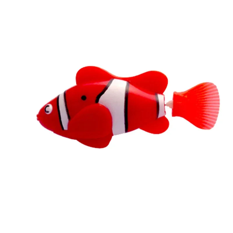 Interactive LED Swimming Fish Cat Toy – Motion-Activated Electric Fish