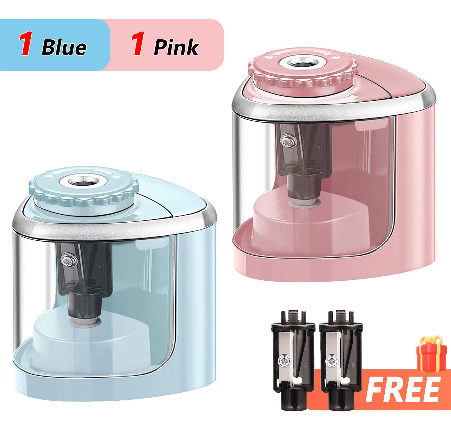 TENWIN Automatic Electric Pencil Sharpener – Fast & Safe for Home, School & Office