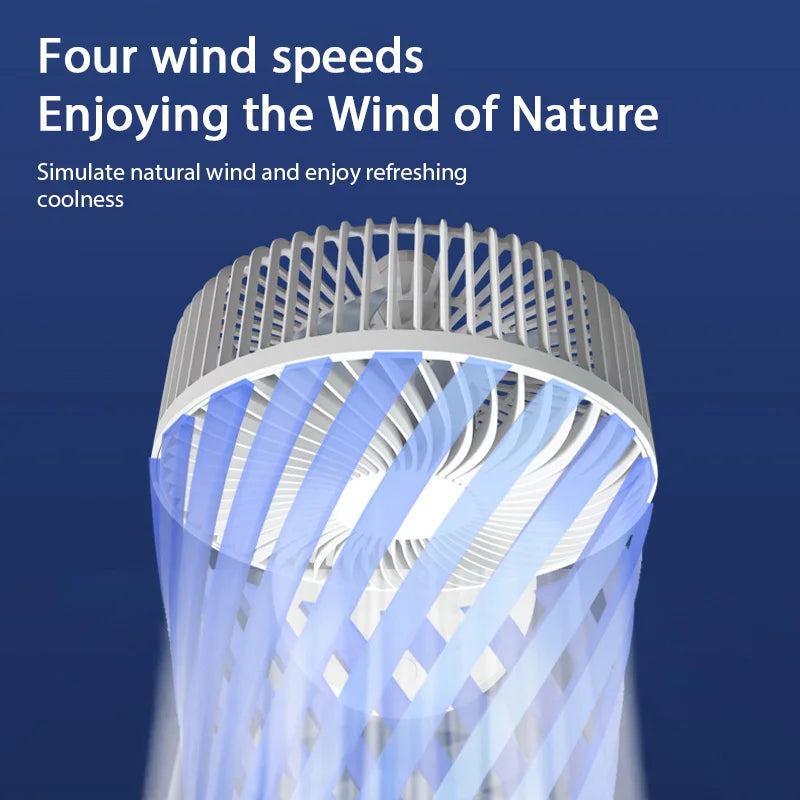 USB Desktop Mini Fan — Quiet Cooling for Your Desk, Dorm &amp; Office