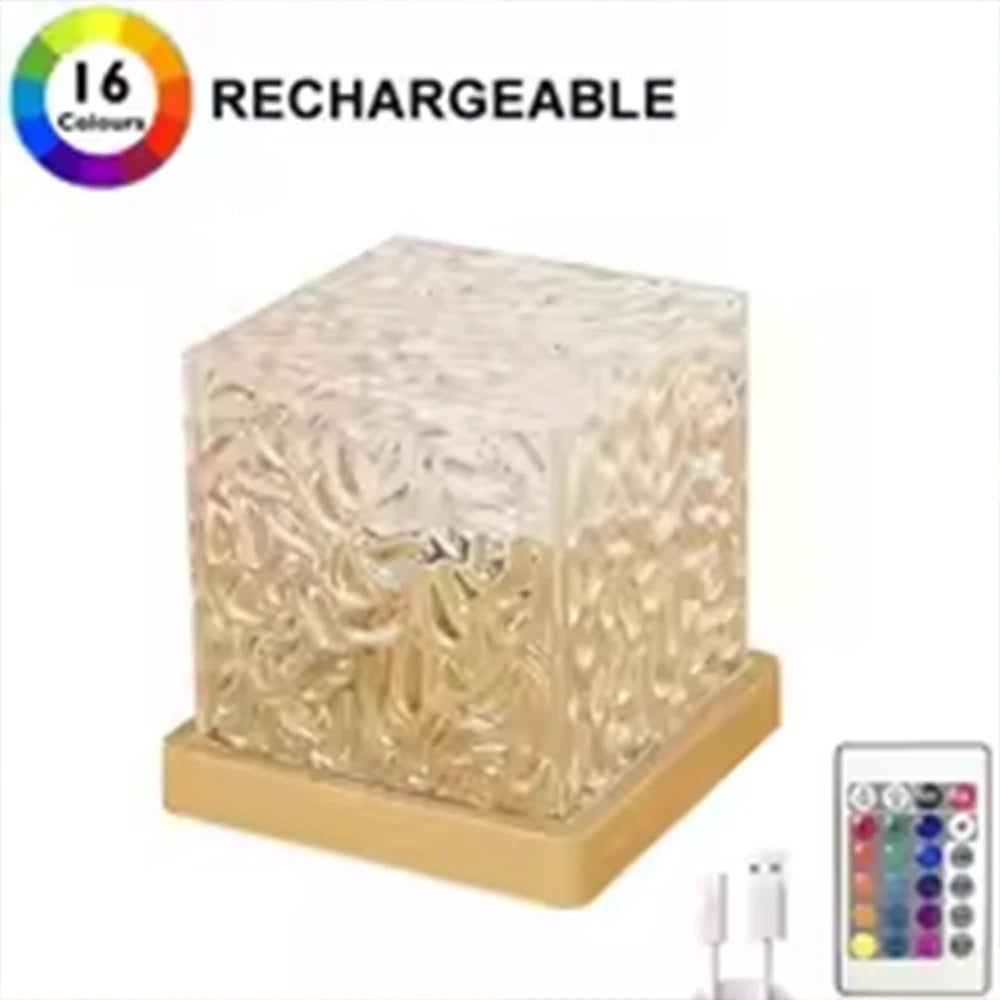 HOMEFISH RGB Aurora Night Light Projector with Remote – Ocean Wave Bedroom Lamp