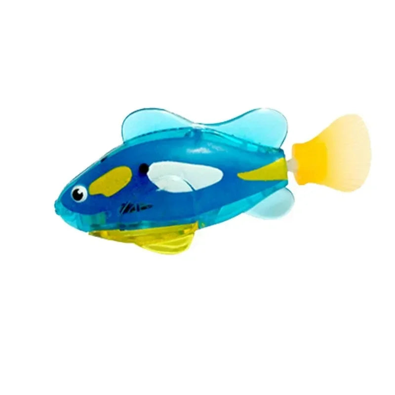Interactive LED Swimming Fish Cat Toy – Motion-Activated Electric Fish