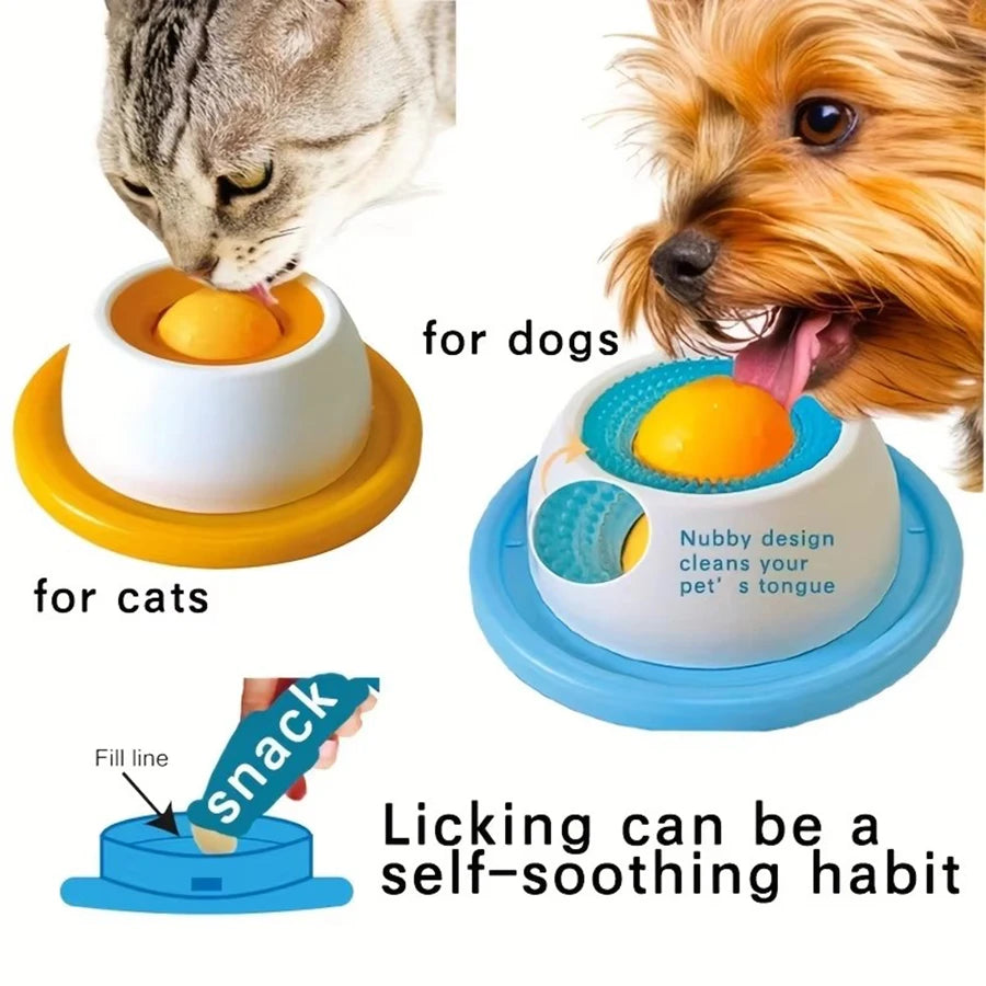 Slow-Feeding Lick Toy for Dogs & Cats