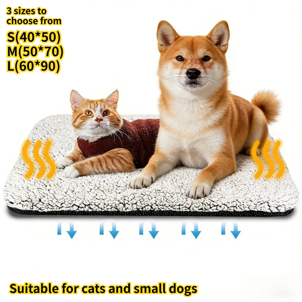 Self-Heating Pet Pad for Cats & Dogs