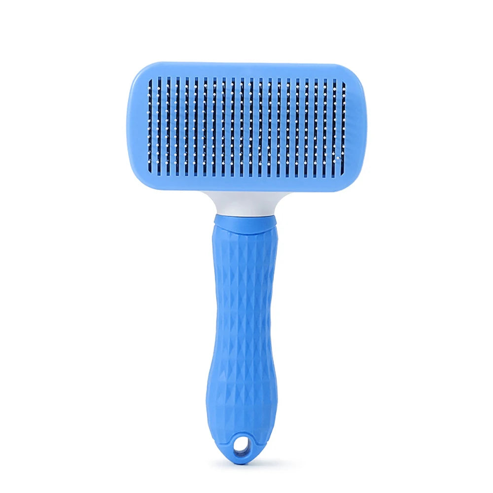Self-Cleaning Pet Grooming Brush for Cats & Dogs