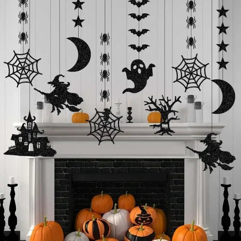 Halloween Hanging Garland Set - real product photo