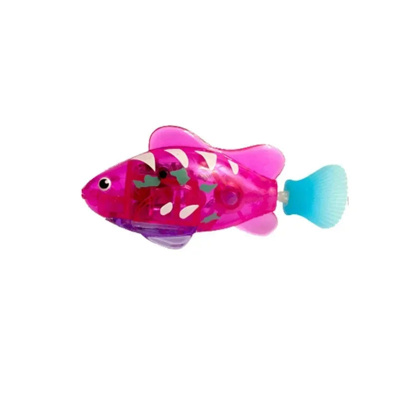 Interactive LED Swimming Fish Cat Toy – Motion-Activated Electric Fish