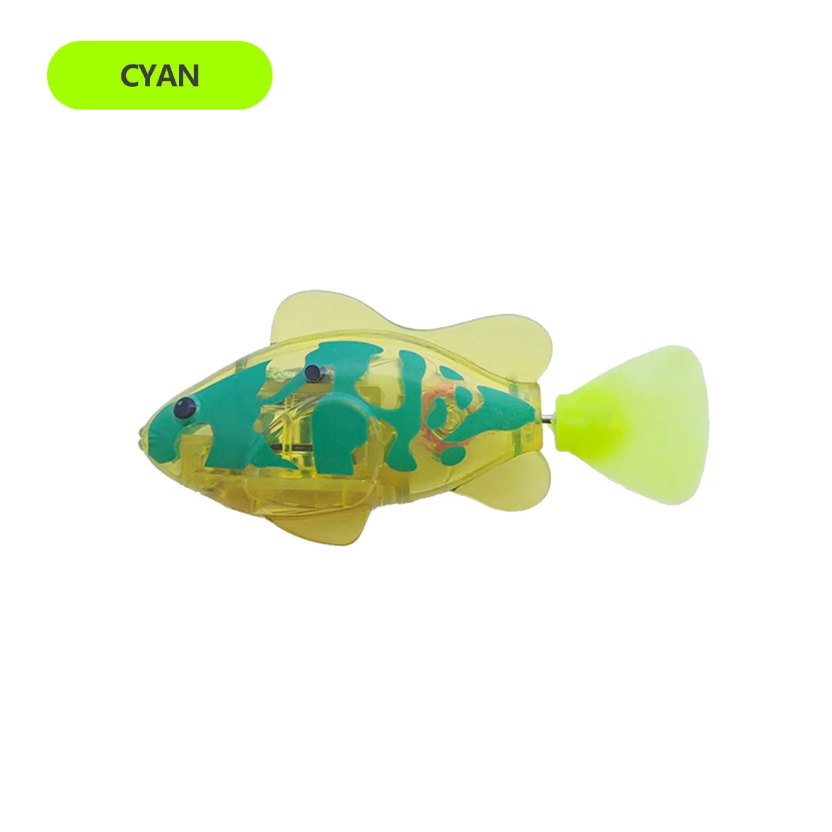 LED Swimming Robot Fish Bath Toy – Interactive Light-Up Water Toy for Kids