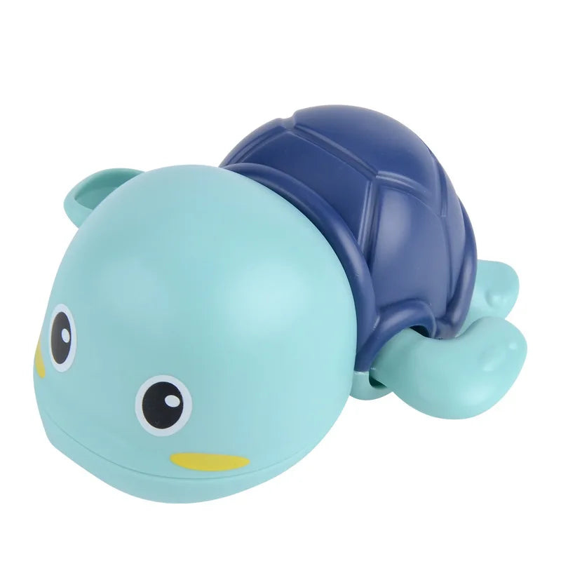 Wind-Up Swimming Turtle Bath Toy – Classic Clockwork Water Toy for Toddlers