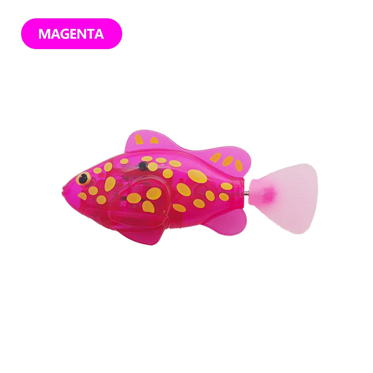 LED Swimming Robot Fish Bath Toy – Interactive Light-Up Water Toy for Kids