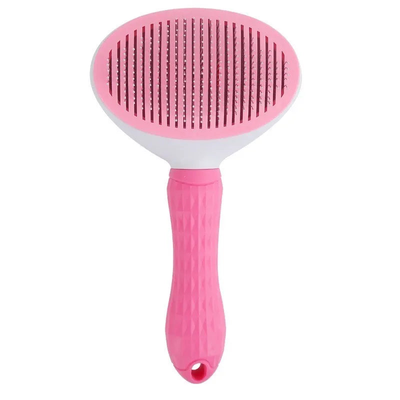 Self-Cleaning Pet Grooming Brush for Cats & Dogs