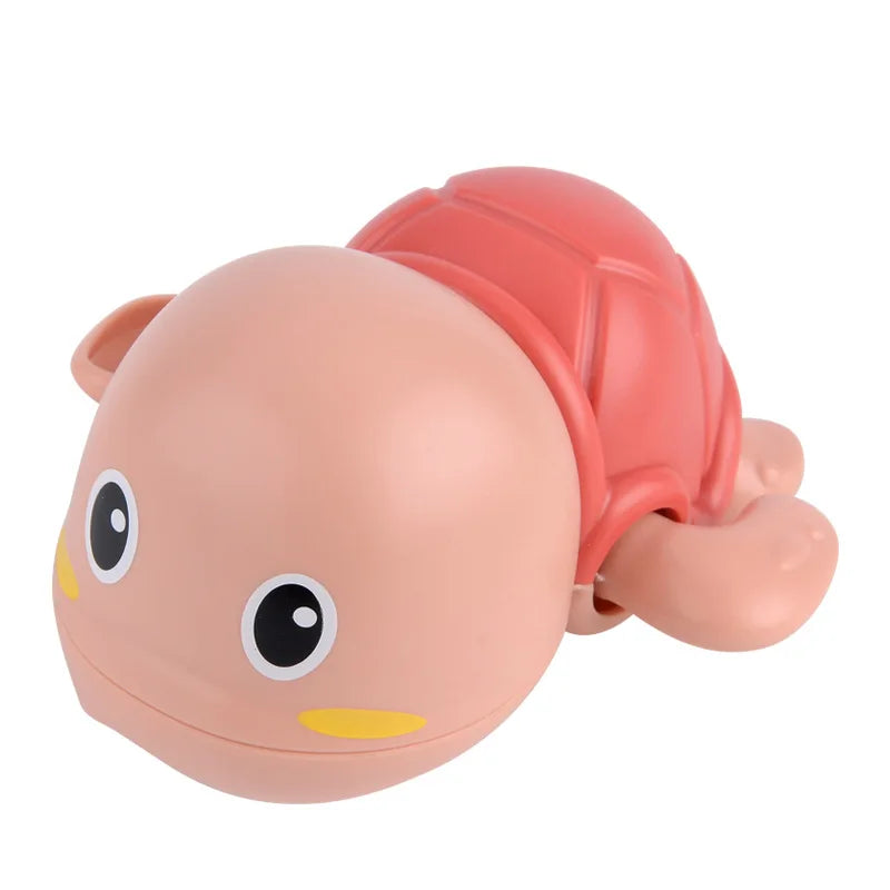 Wind-Up Swimming Turtle Bath Toy – Classic Clockwork Water Toy for Toddlers