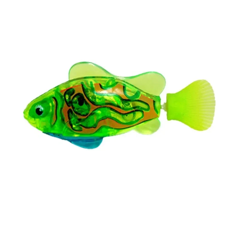 Interactive LED Swimming Fish Cat Toy – Motion-Activated Electric Fish