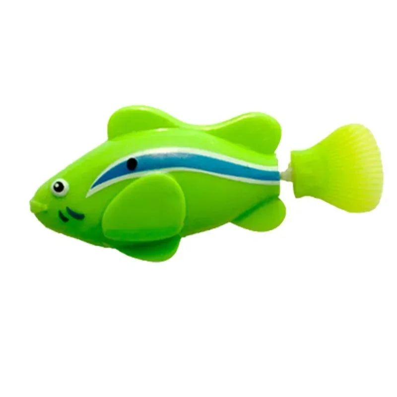 Interactive LED Swimming Fish Cat Toy – Motion-Activated Electric Fish