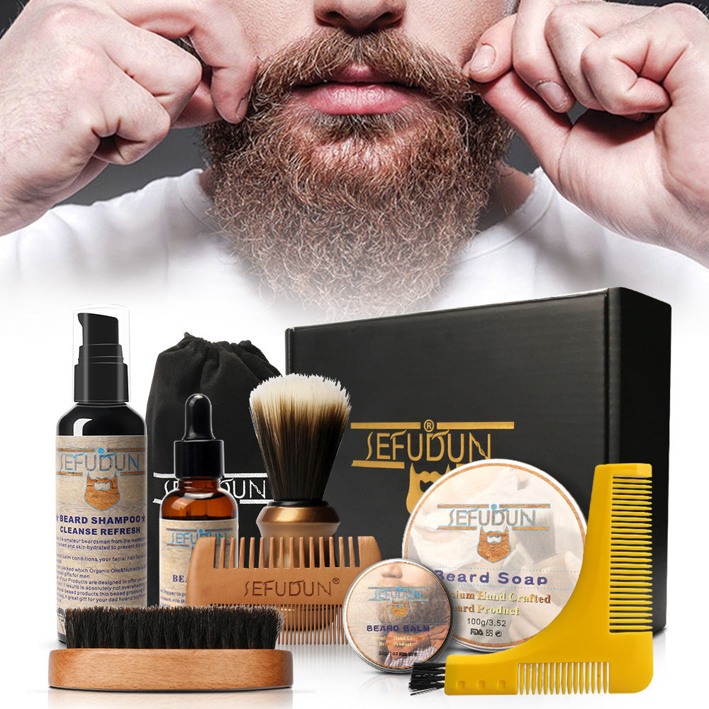 Beard grooming kit gift set