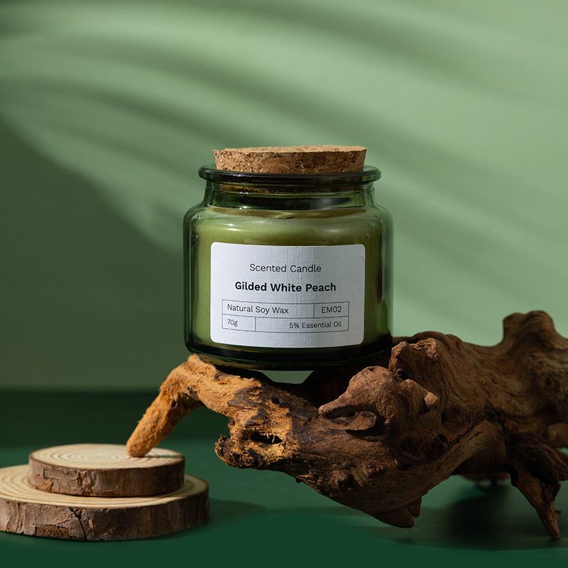 Scented candle detail